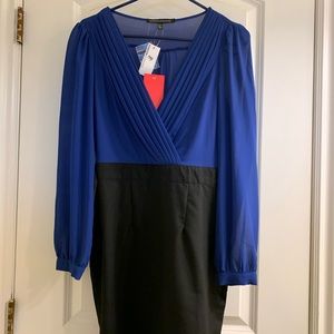 Foreignexchange Black and blue dress